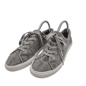 Airwalk Shoes Womens Size 8 Gray Canvas Low Top Lace Up Casual Athletic Sneakers
